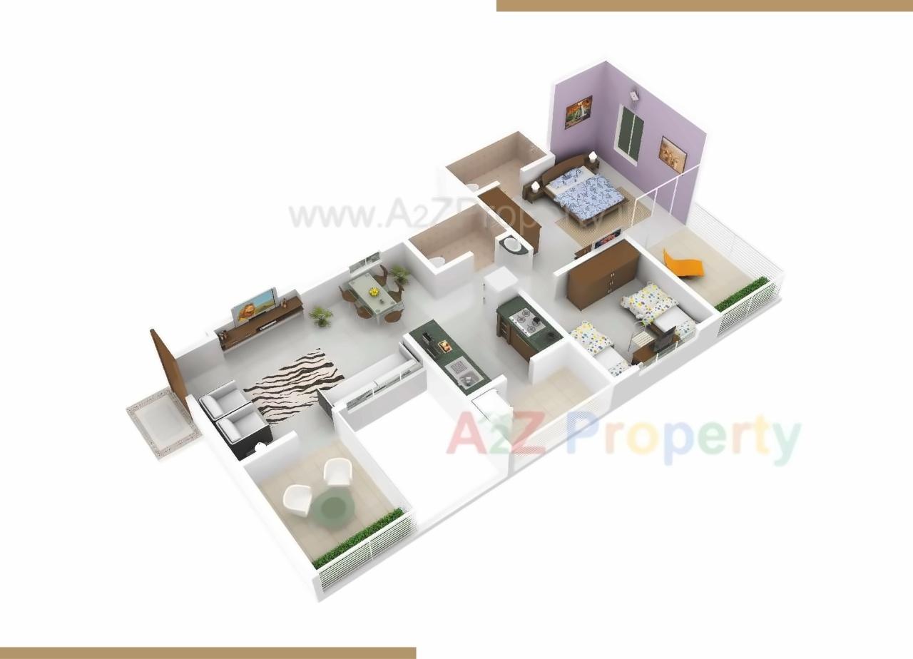 Layout of real estate project Aero Nest located at Undri, Pune, Maharashtra
