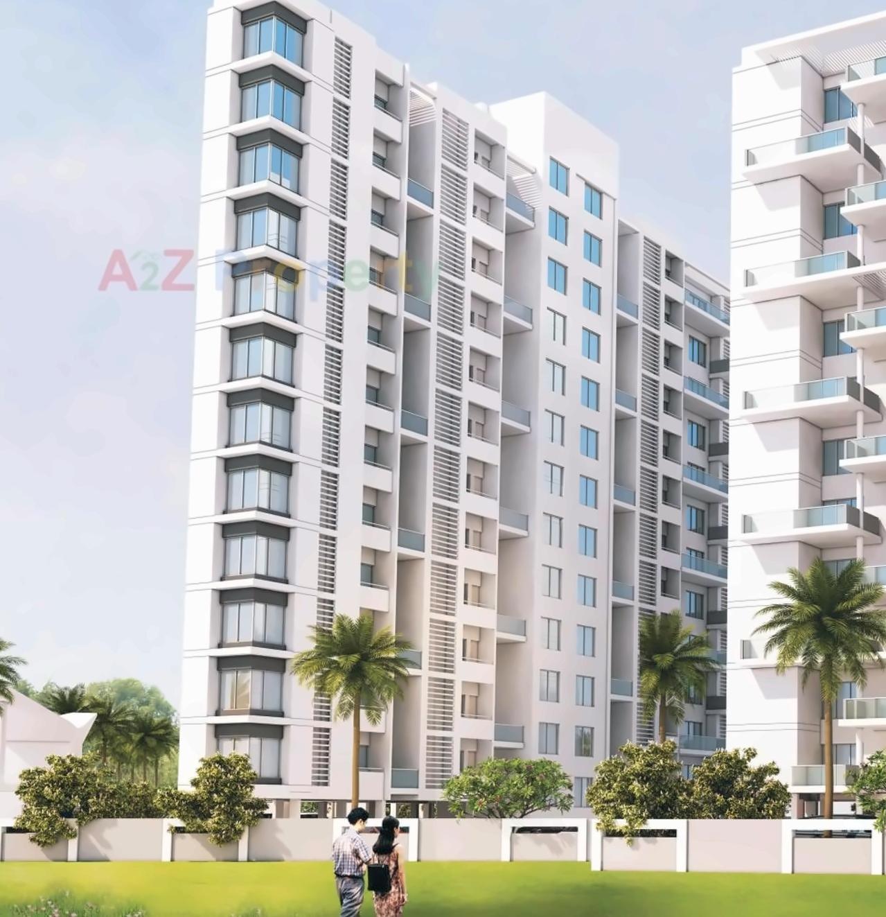 3D Elevation of real estate project Air Mont located at Gahunje, Pune, Maharashtra