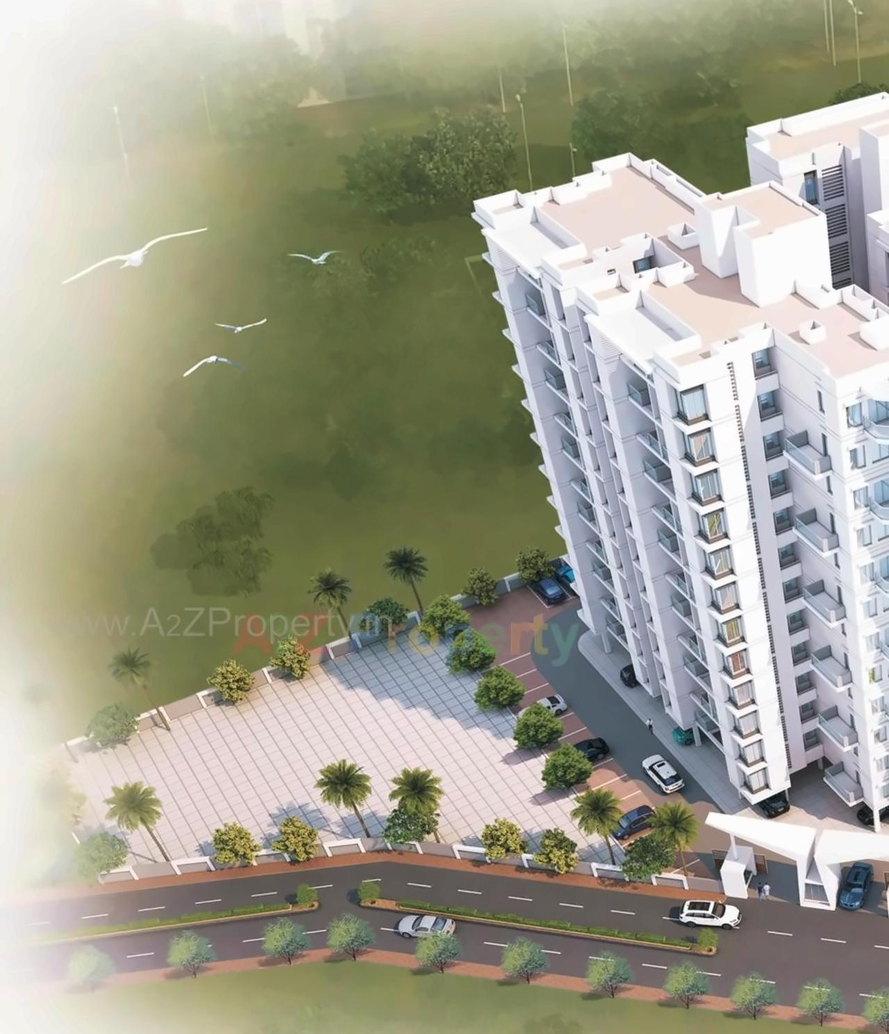 3D Elevation of real estate project Air Mont located at Gahunje, Pune, Maharashtra