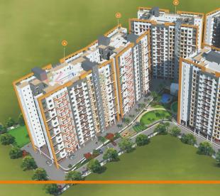 Elevation of real estate project Aishwaryam Courtyard Ii located at Pimpri-chinchawad-m-corp, Pune, Maharashtra
