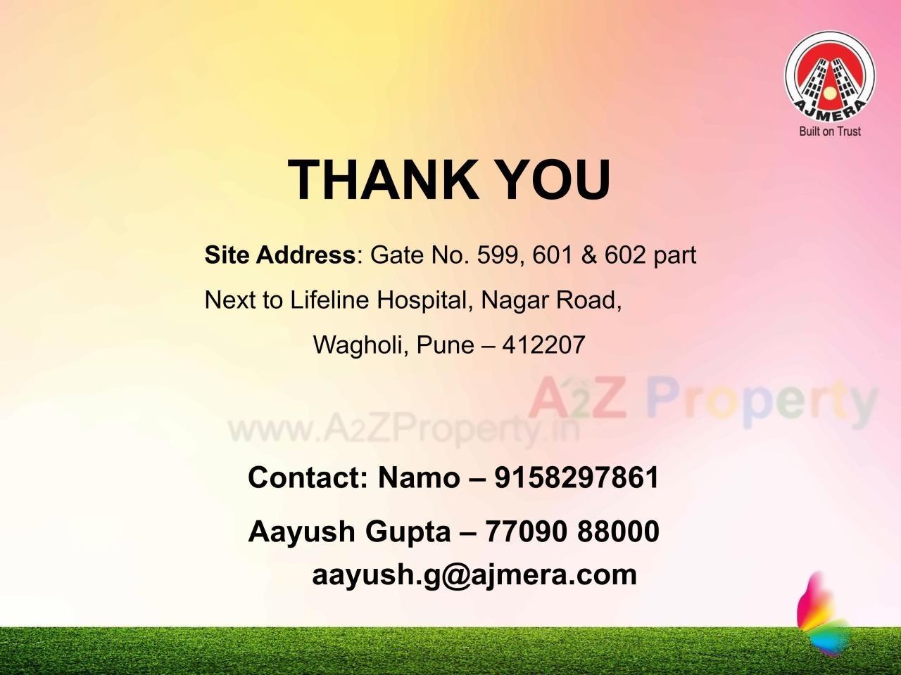  of real estate project Ajmera Exotica located at Wagholi, Pune, Maharashtra