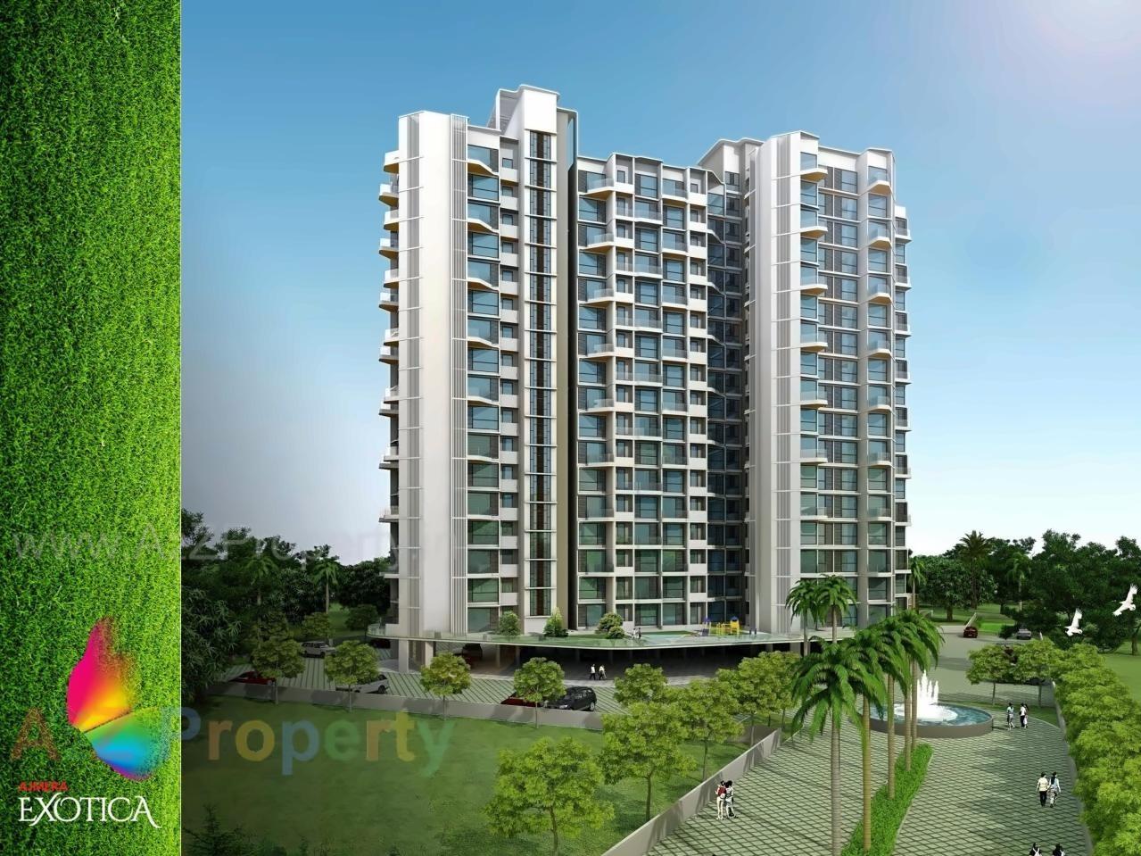 3D Elevation of real estate project Ajmera Exotica located at Wagholi, Pune, Maharashtra