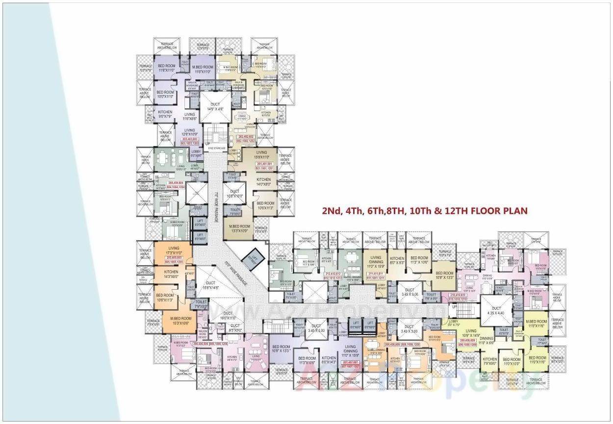 Layout of real estate project Akash Raj One located at Pimpri-chinchawad-m-corp, Pune, Maharashtra