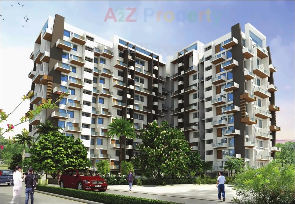 3D Elevation of real estate project Akash Raj One located at Pimpri-chinchawad-m-corp, Pune, Maharashtra