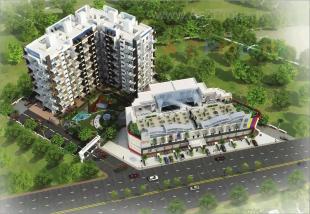 Elevation of real estate project Akash Raj One located at Pimpri-chinchawad-m-corp, Pune, Maharashtra