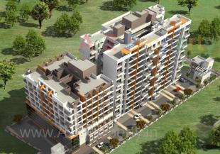Elevation of real estate project Akash Towers located at Pimpri-chinchawad-m-corp, Pune, Maharashtra