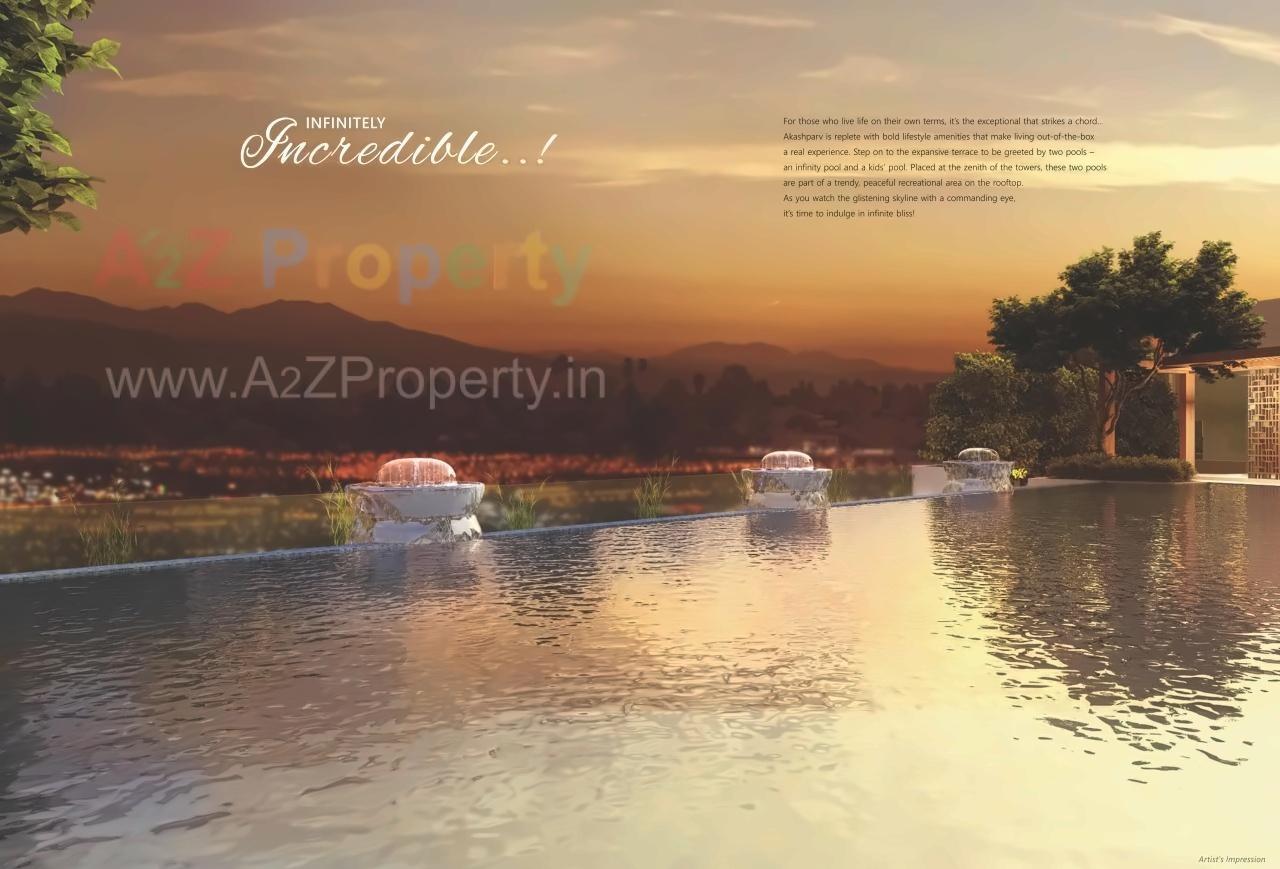 3D Elevation of real estate project Akashparv A, located at Bavdhan-kh, Pune, Maharashtra