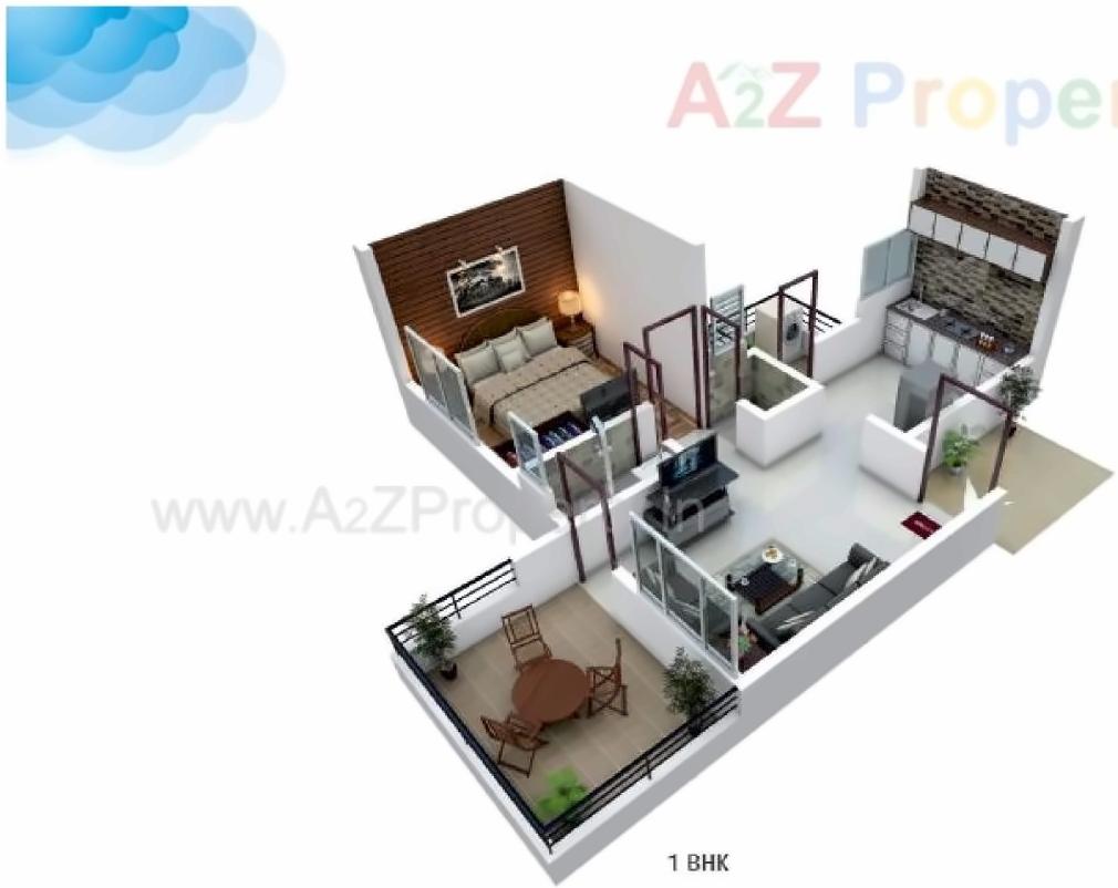 Layout of real estate project Akashvedh located at Pimpri-chinchawad-m-corp, Pune, Maharashtra