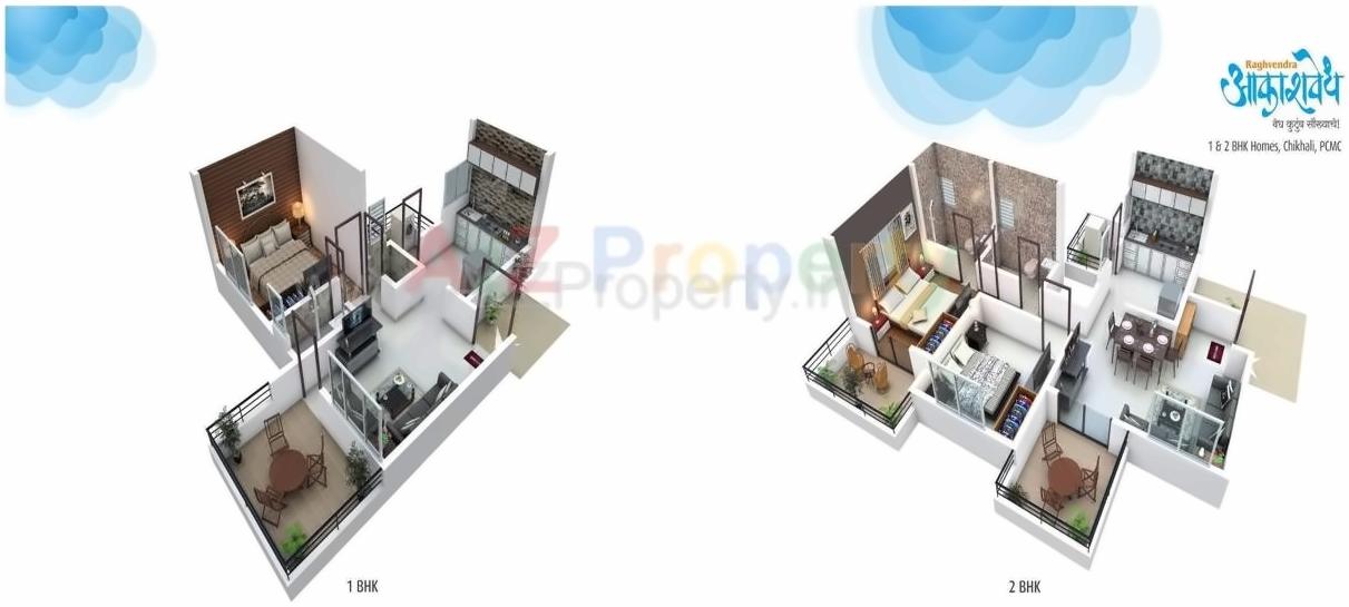 Layout of real estate project Akashvedh located at Pimpri-chinchawad-m-corp, Pune, Maharashtra