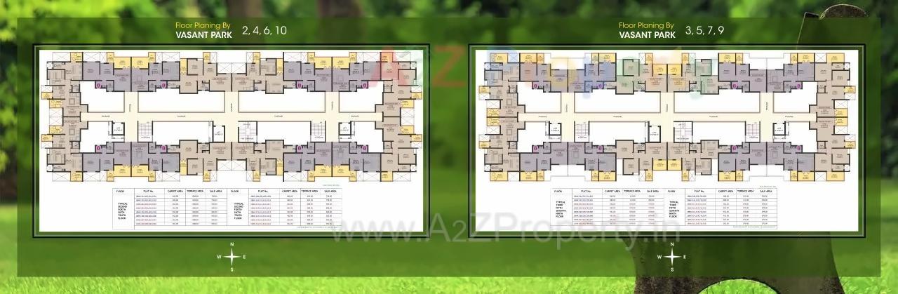 Layout of real estate project Aksha Vasant Park located at Pimpri-chinchawad-m-corp, Pune, Maharashtra