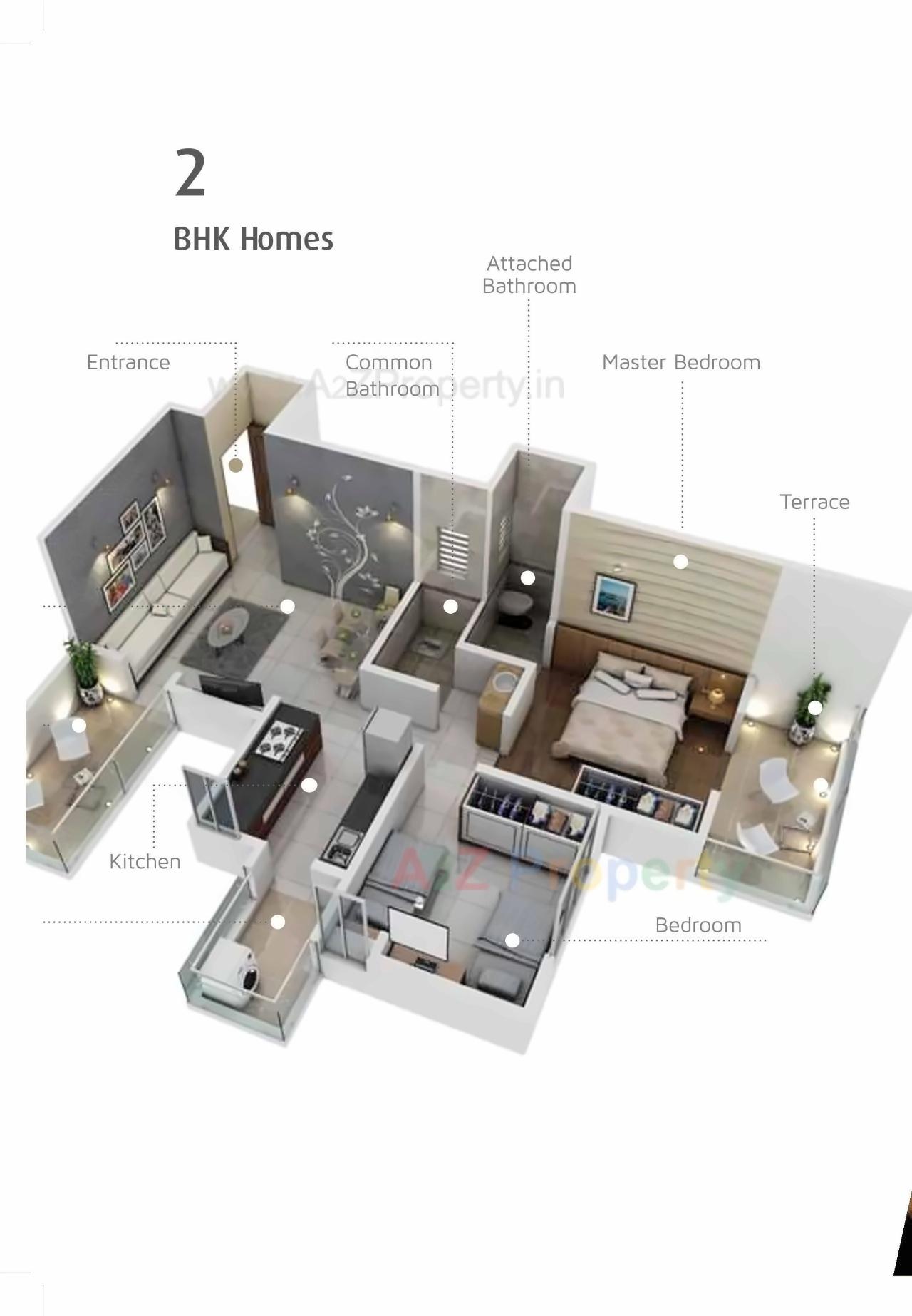 Layout of real estate project Aksha Vrundavan located at Chikhali-bk, Pune, Maharashtra