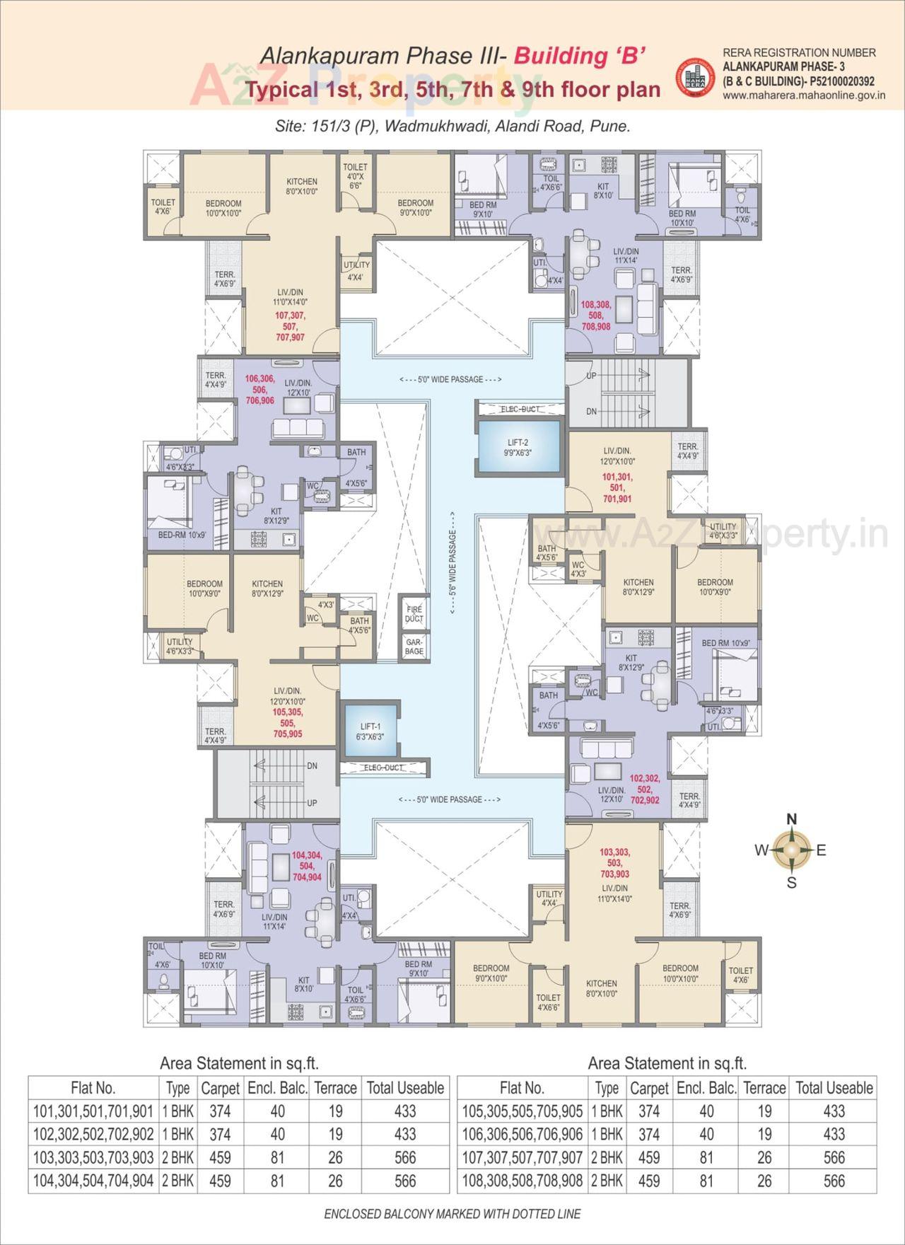 Alankapuram Iii B Bldg 13579 of real estate project Alankapuram Ph B located at Charholi, Pune, Maharashtra