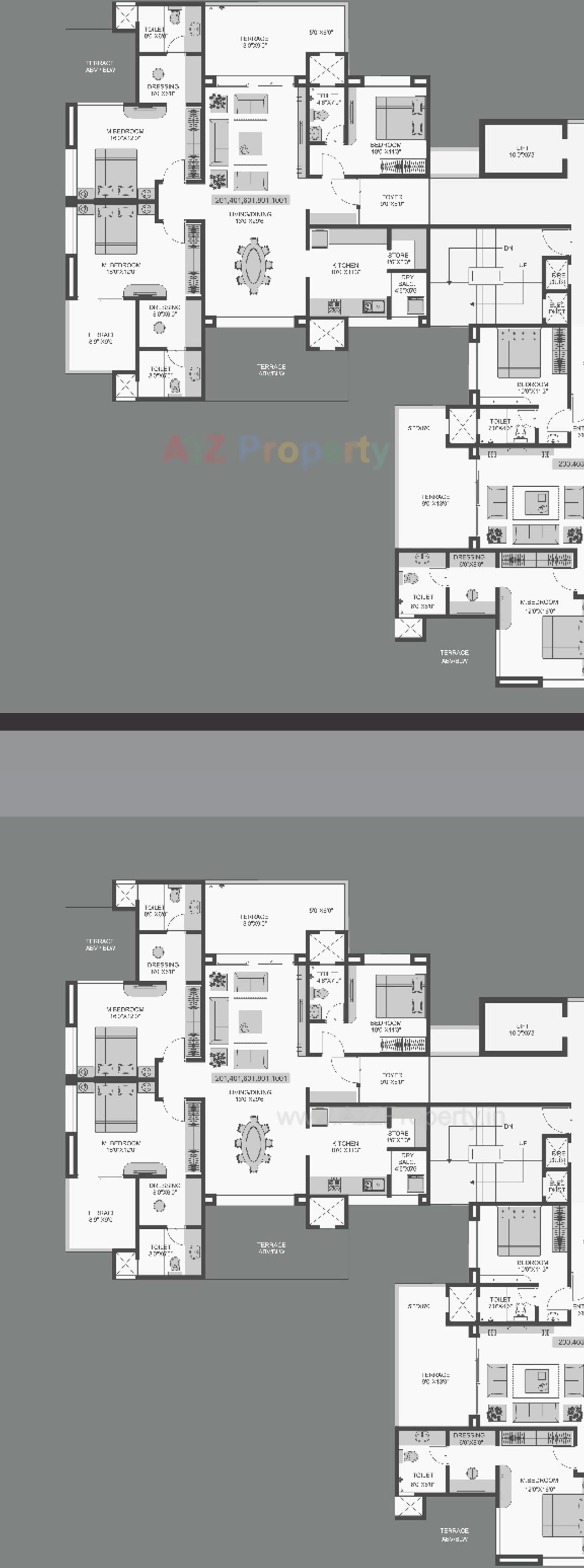 Layout of real estate project Alcon Royce located at Pune-m-corp, Pune, Maharashtra