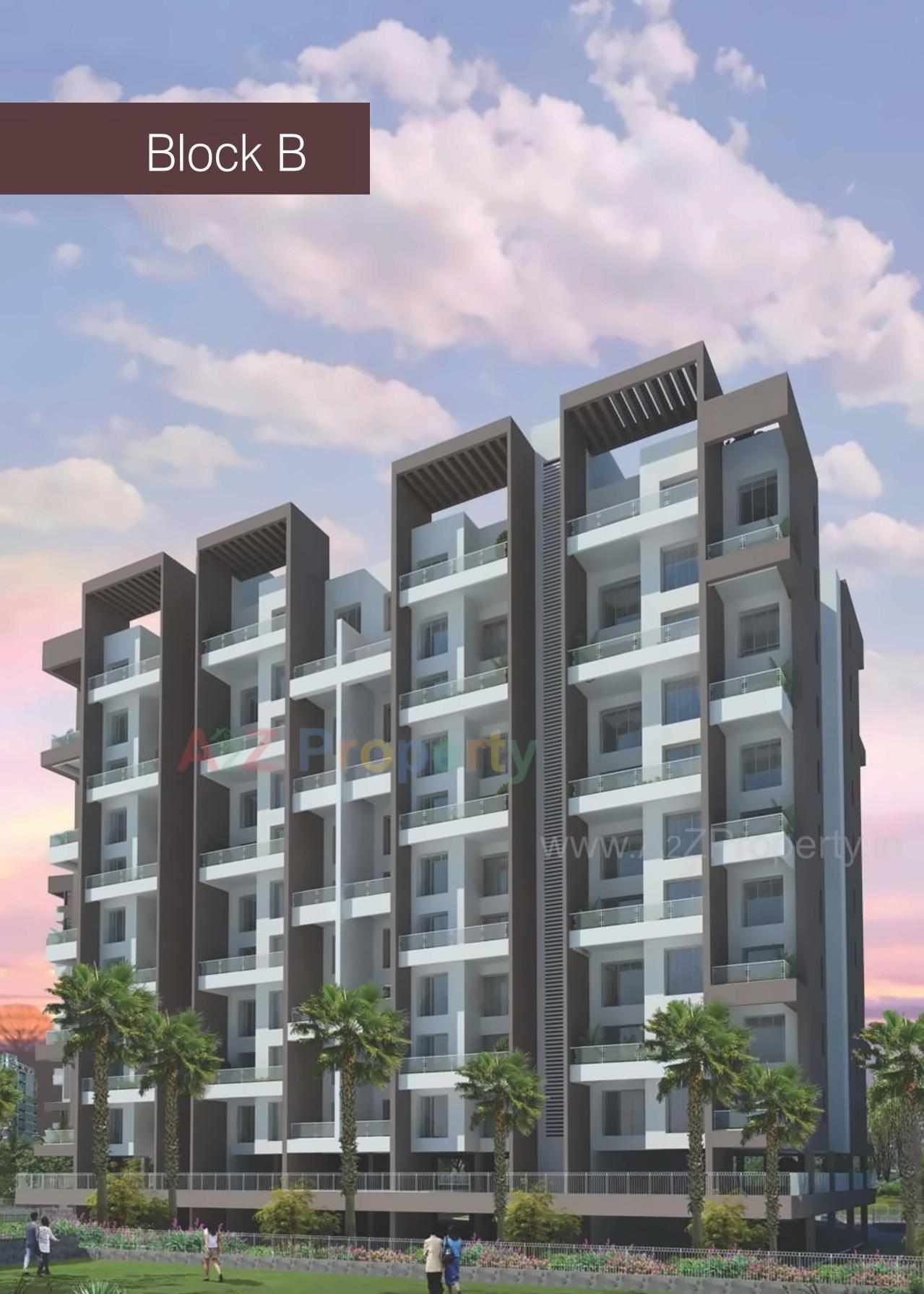 3D Elevation of real estate project Alcon Royce located at Pune-m-corp, Pune, Maharashtra