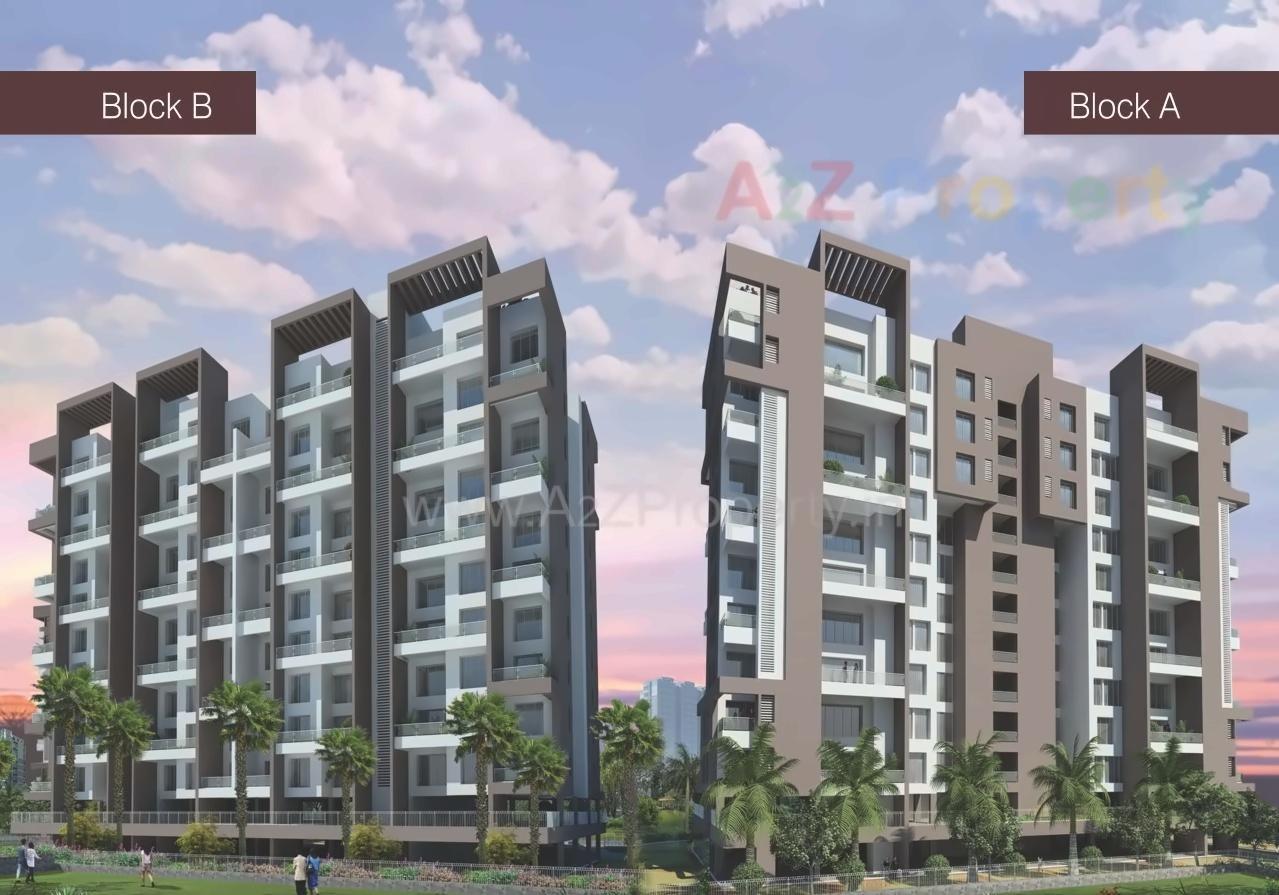 3D Elevation of real estate project Alcon Royce located at Pune-m-corp, Pune, Maharashtra