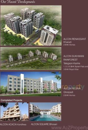 Elevation of real estate project Alcon Royce located at Pune-m-corp, Pune, Maharashtra