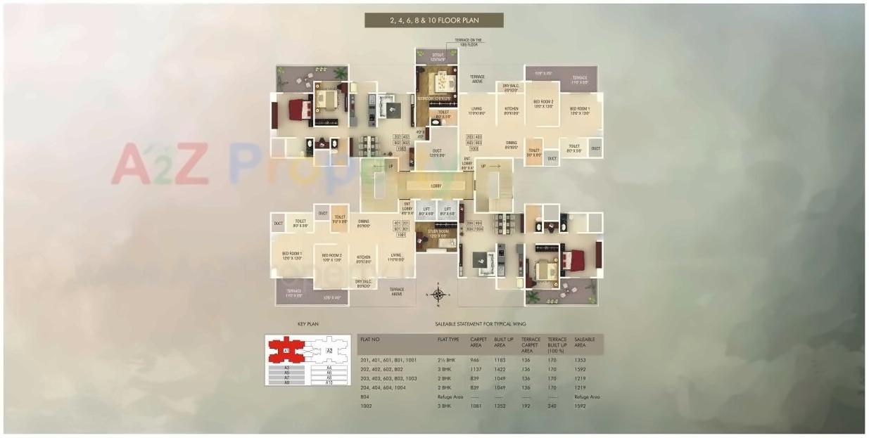 Layout of real estate project Alcon Silverleaf located at Mundhawa, Pune, Maharashtra