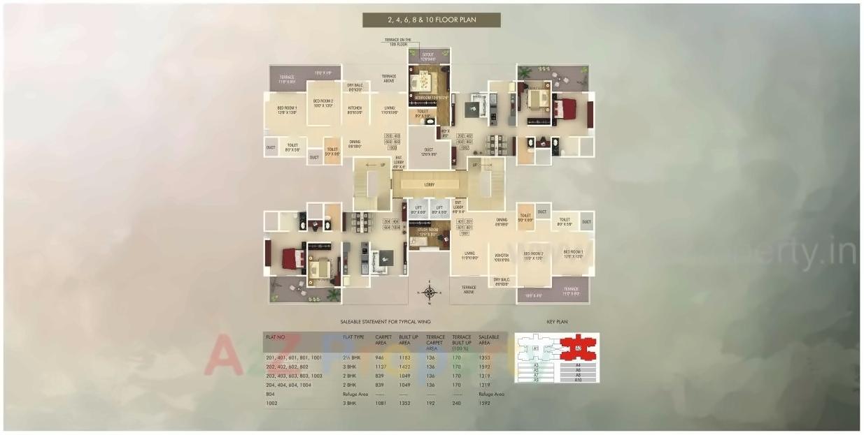 Layout of real estate project Alcon Silverleaf located at Mundhawa, Pune, Maharashtra