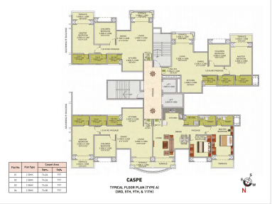 Aldea Annexo C2 C2 Marbella Cluster Plan 101548912 of real estate project Aldea Annexo located at Mahalunge, Pune, Maharashtra
