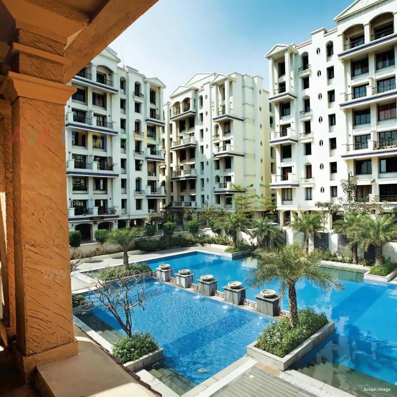 3D Elevation of real estate project Aldea Espanola located at Mahalunge, Pune, Maharashtra