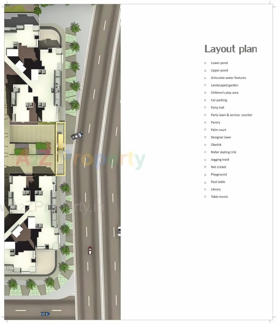 Layout of real estate project Alkasa located at Mohammadwadi, Pune, Maharashtra