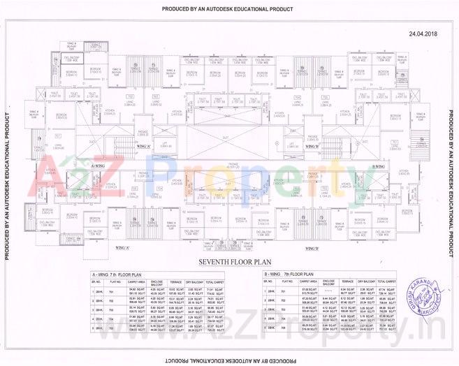 4 (1) of real estate project Allure located at Wagholi, Pune, Maharashtra