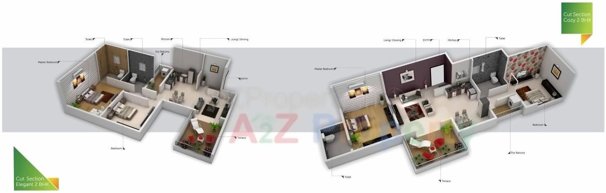 Layout of real estate project Allure located at Wagholi, Pune, Maharashtra