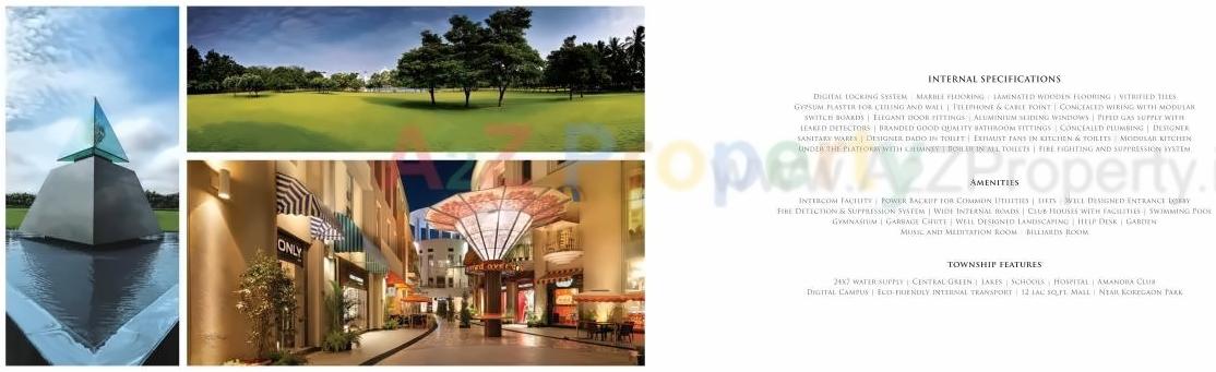  of real estate project Amanora Gateway Towers 98 located at Hadapsar, Pune, Maharashtra