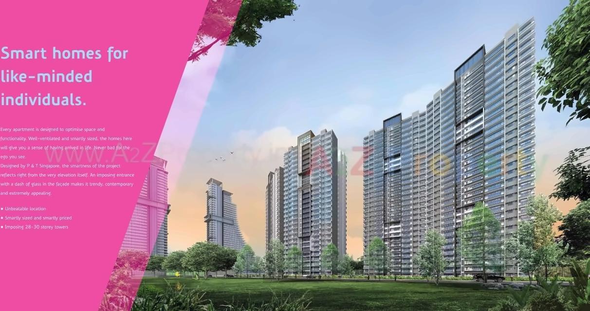 3D Elevation of real estate project Amanora Neo Towers located at Hadapsar, Pune, Maharashtra