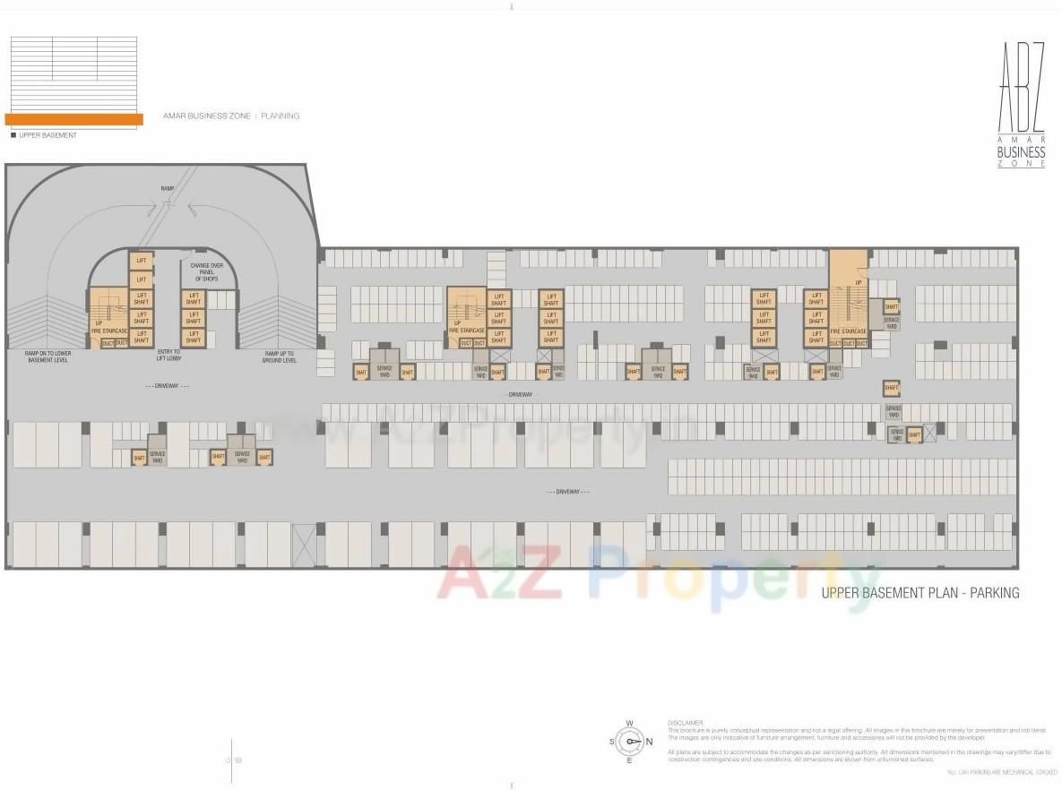 Layout of real estate project Amar Business Zone located at Baner, Pune, Maharashtra