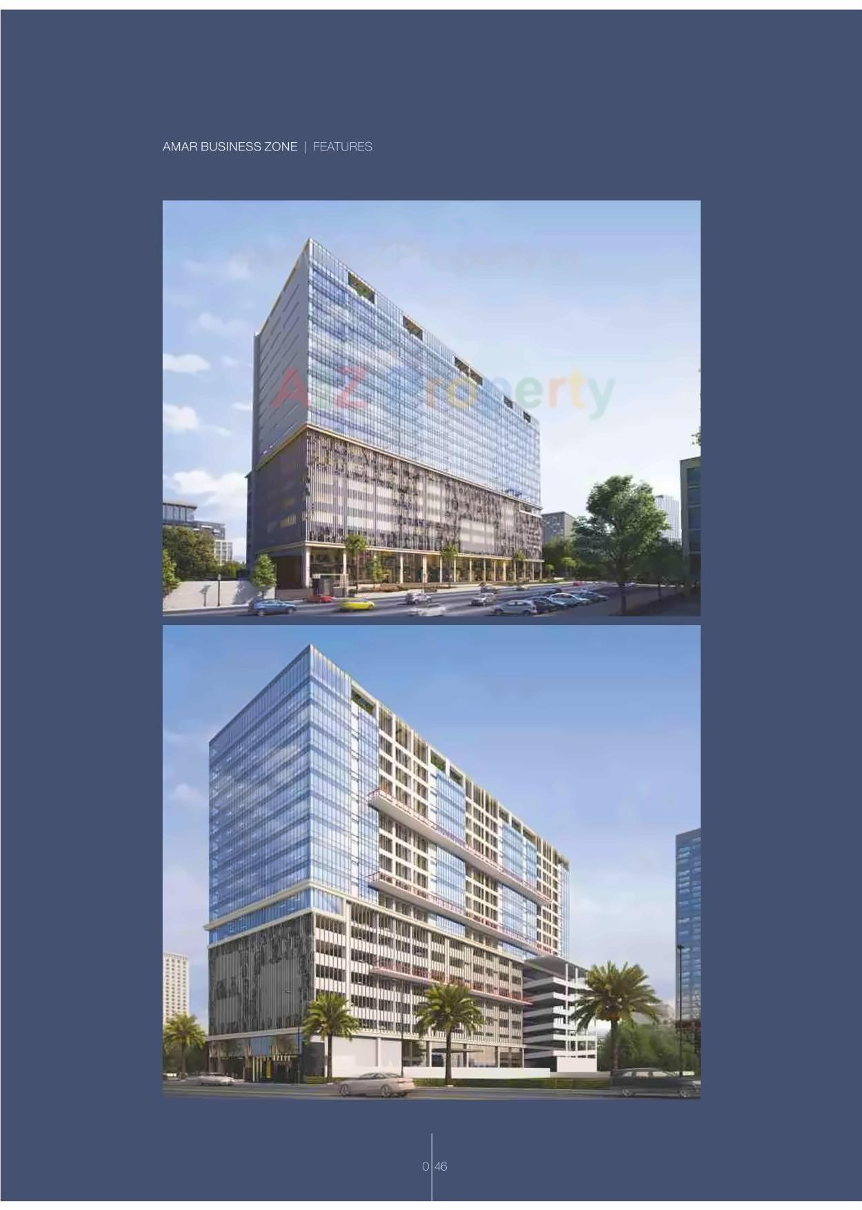 3D Elevation of real estate project Amar Business Zone located at Baner, Pune, Maharashtra
