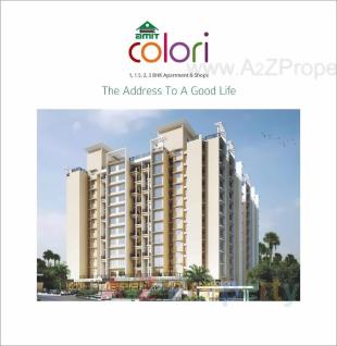 Elevation of real estate project Amits Colori located at Undri, Pune, Maharashtra