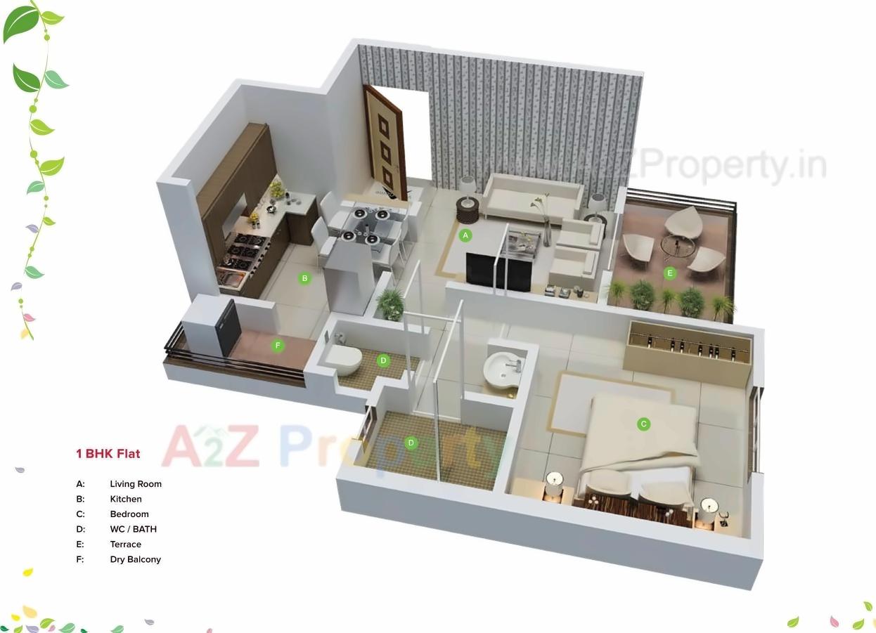 Layout of real estate project Amrutvel Greens located at Kirkatwadi, Pune, Maharashtra