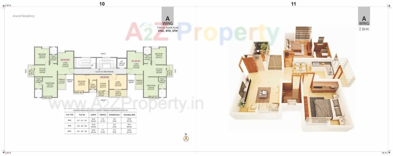 Layout of real estate project Anand Residency located at Dhanori, Pune, Maharashtra