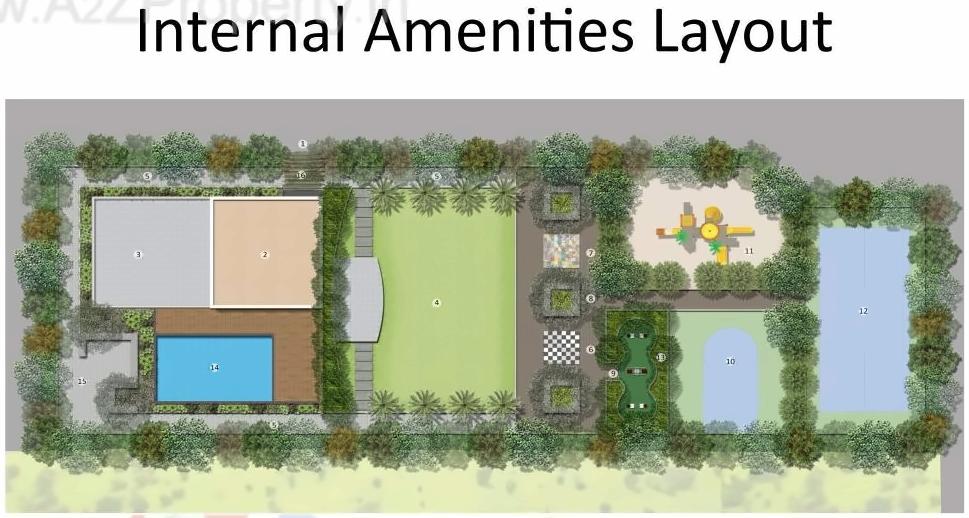 Layout of real estate project Anandtara Whitefield Residences located at Mundhawa, Pune, Maharashtra