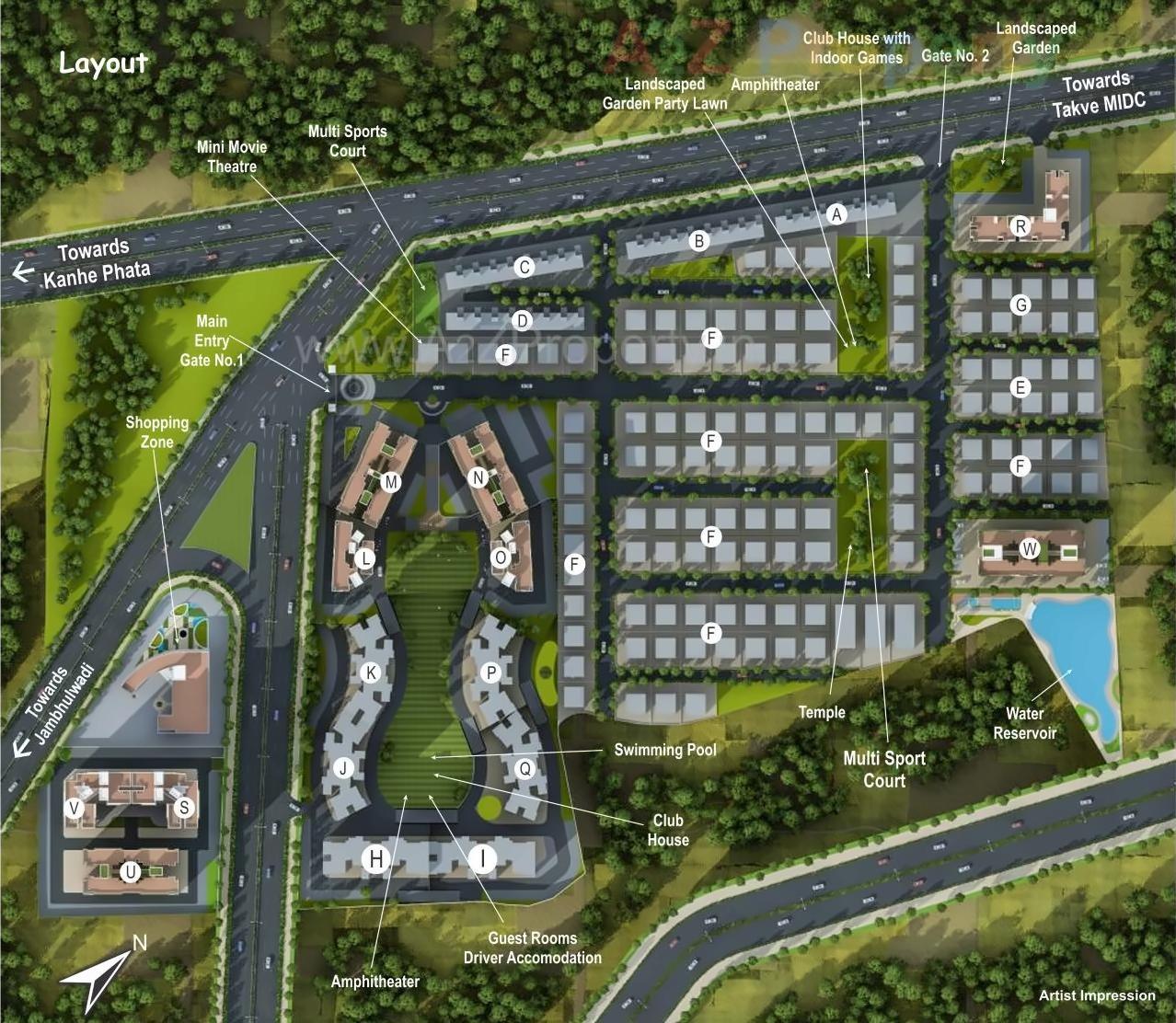 Image 15093 14 of real estate project Anantsrishti located at Jambhul, Pune, Maharashtra