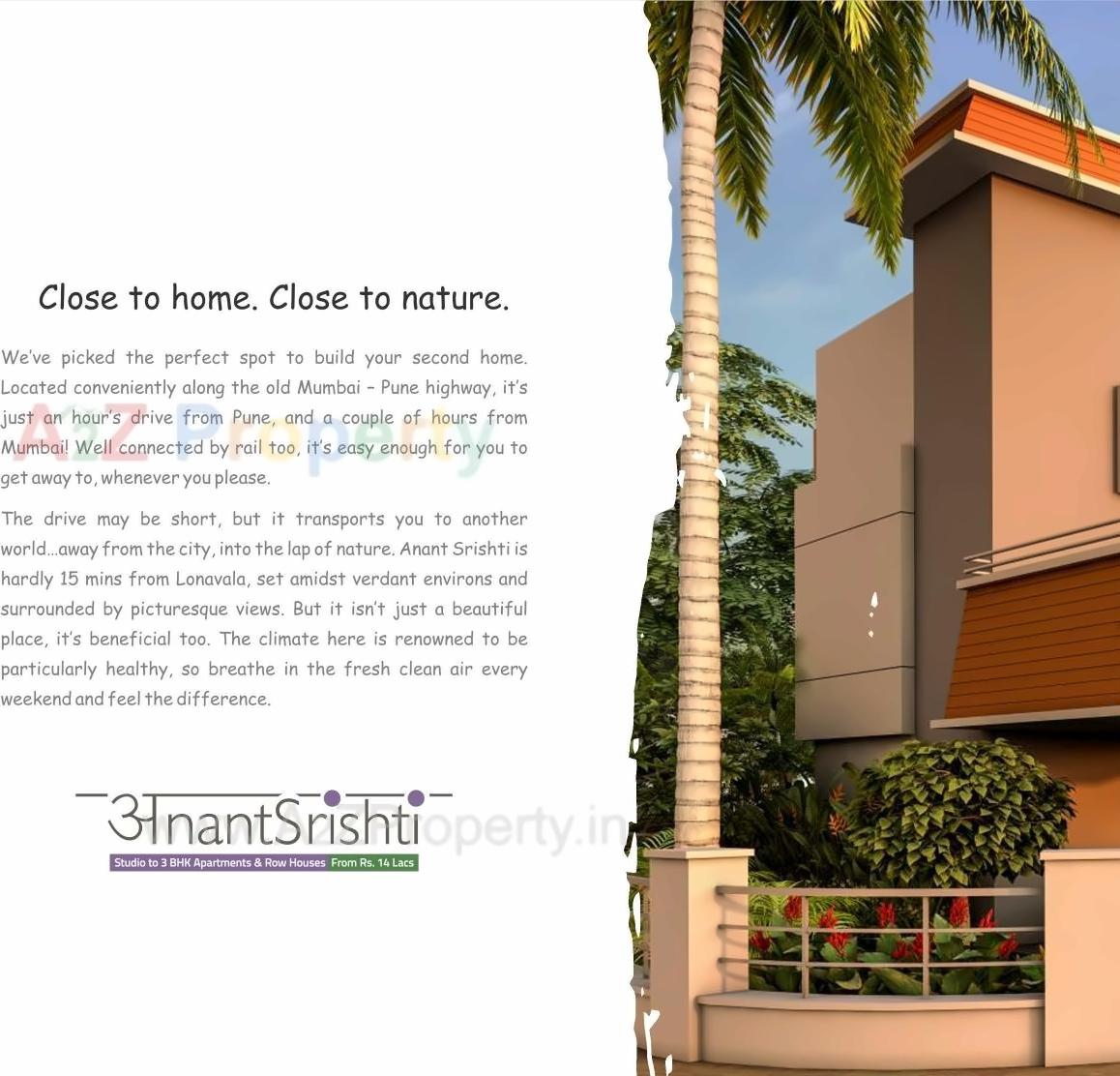 Image 15093 4 of real estate project Anantsrishti located at Jambhul, Pune, Maharashtra