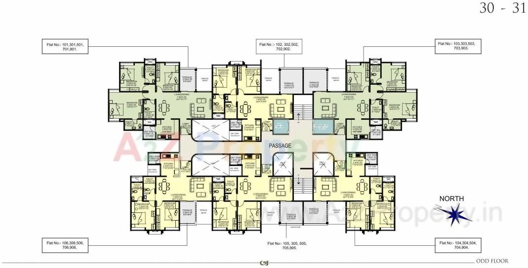Layout of real estate project Anantvenktesh located at Pune-m-corp, Pune, Maharashtra