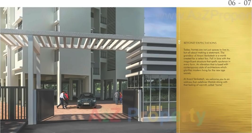 3D Elevation of real estate project Anantvenktesh located at Pune-m-corp, Pune, Maharashtra