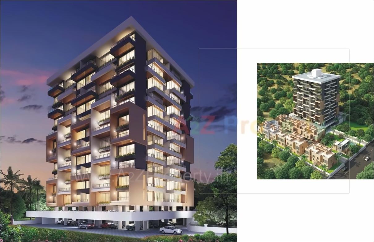 3D Elevation of real estate project Angelle Hills Version T located at Pune-m-corp, Pune, Maharashtra