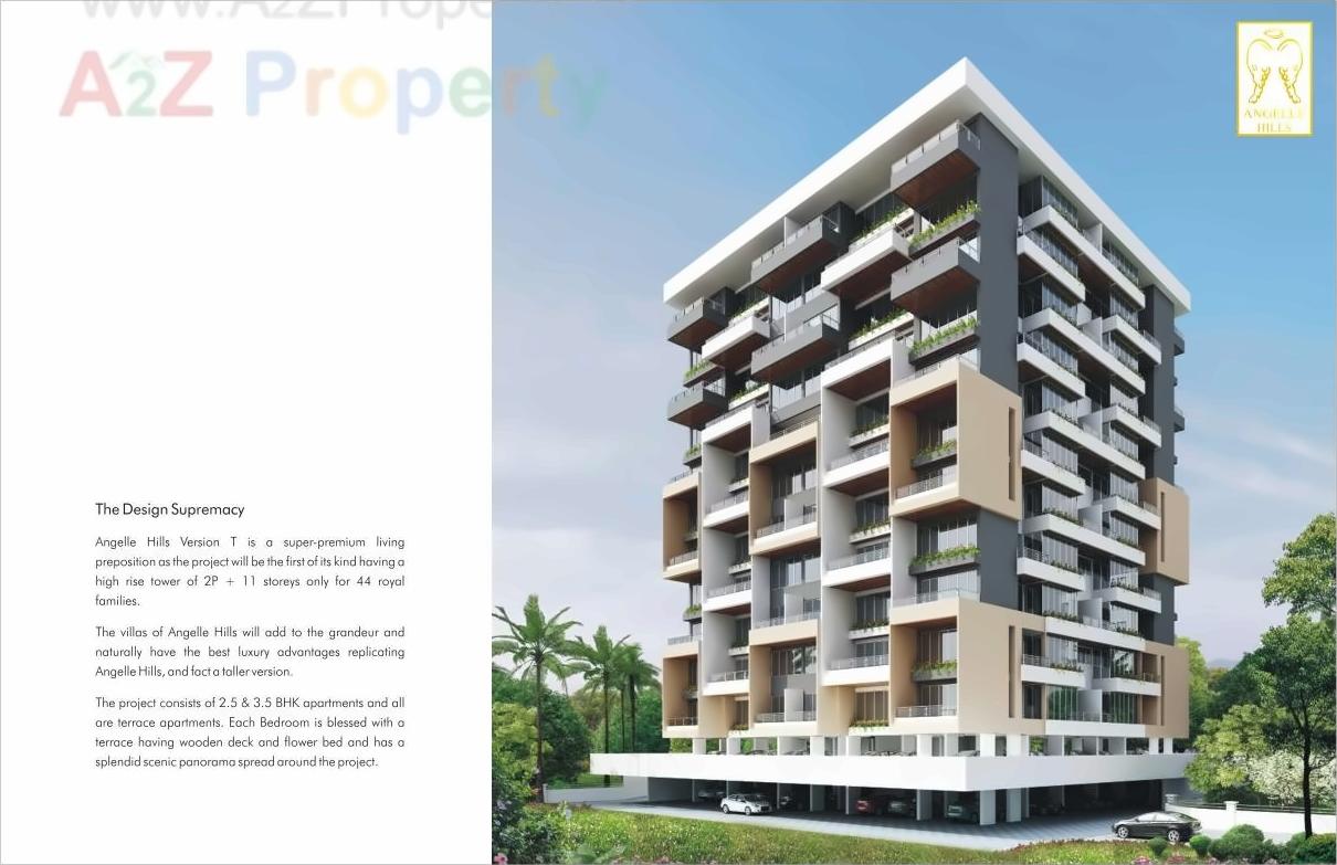3D Elevation of real estate project Angelle Hills Version T located at Pune-m-corp, Pune, Maharashtra