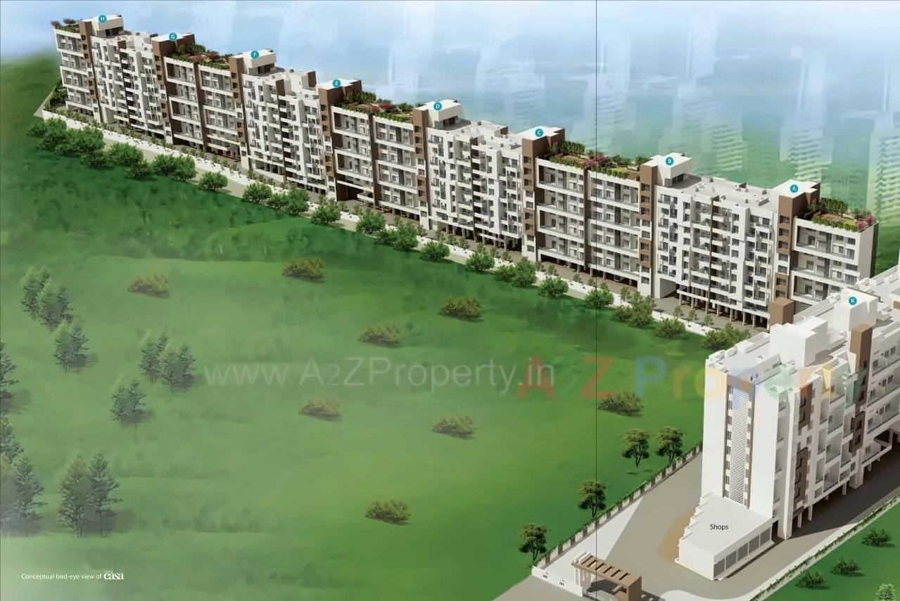 3D Elevation of real estate project Anshul Casa located at Wakad, Pune, Maharashtra