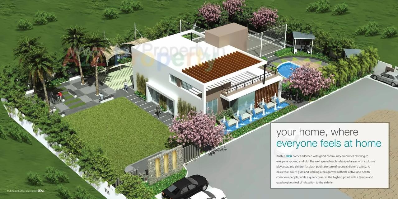 3D Elevation of real estate project Anshul Casa located at Wakad, Pune, Maharashtra