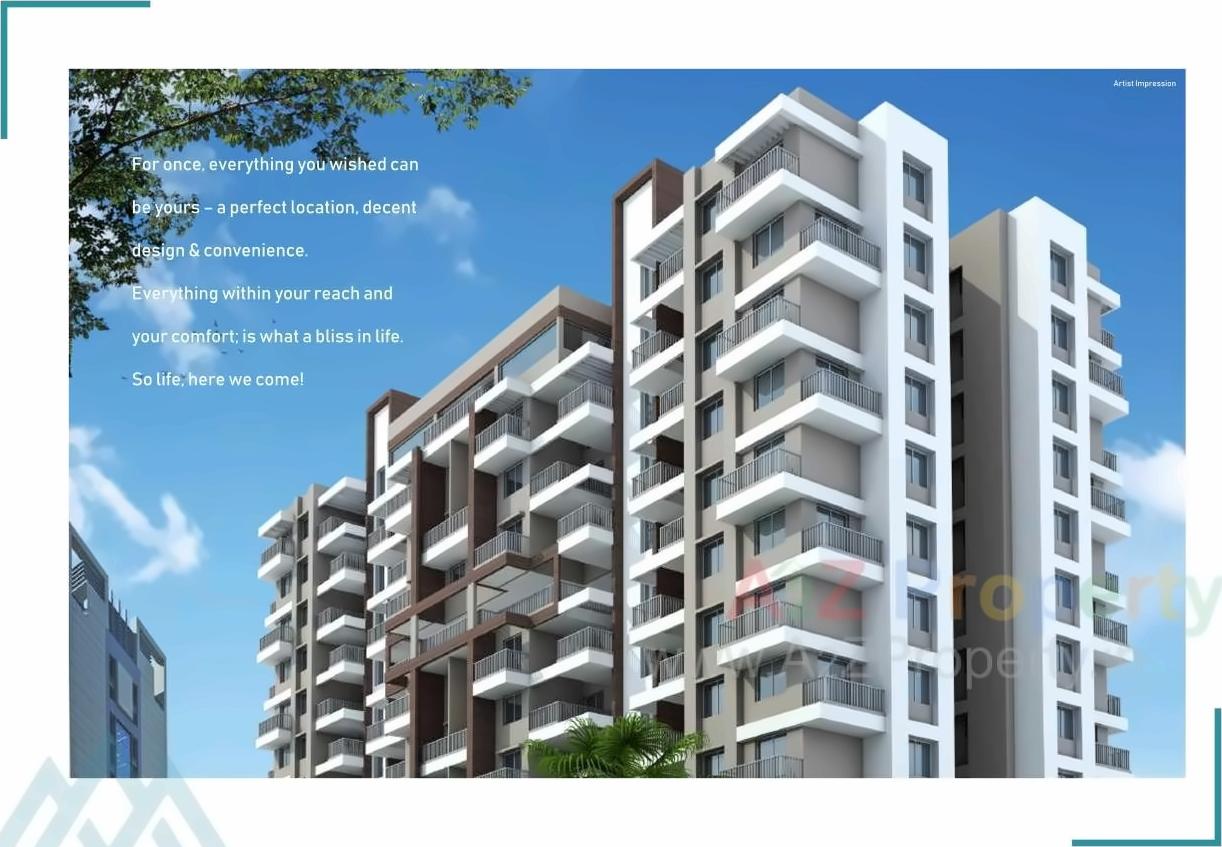 3D Elevation of real estate project Aqua Millennium located at Pimpri-chinchawad-m-corp, Pune, Maharashtra