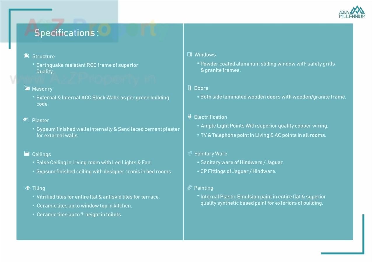  of real estate project Aqua Millennium located at Pimpri-chinchawad-m-corp, Pune, Maharashtra