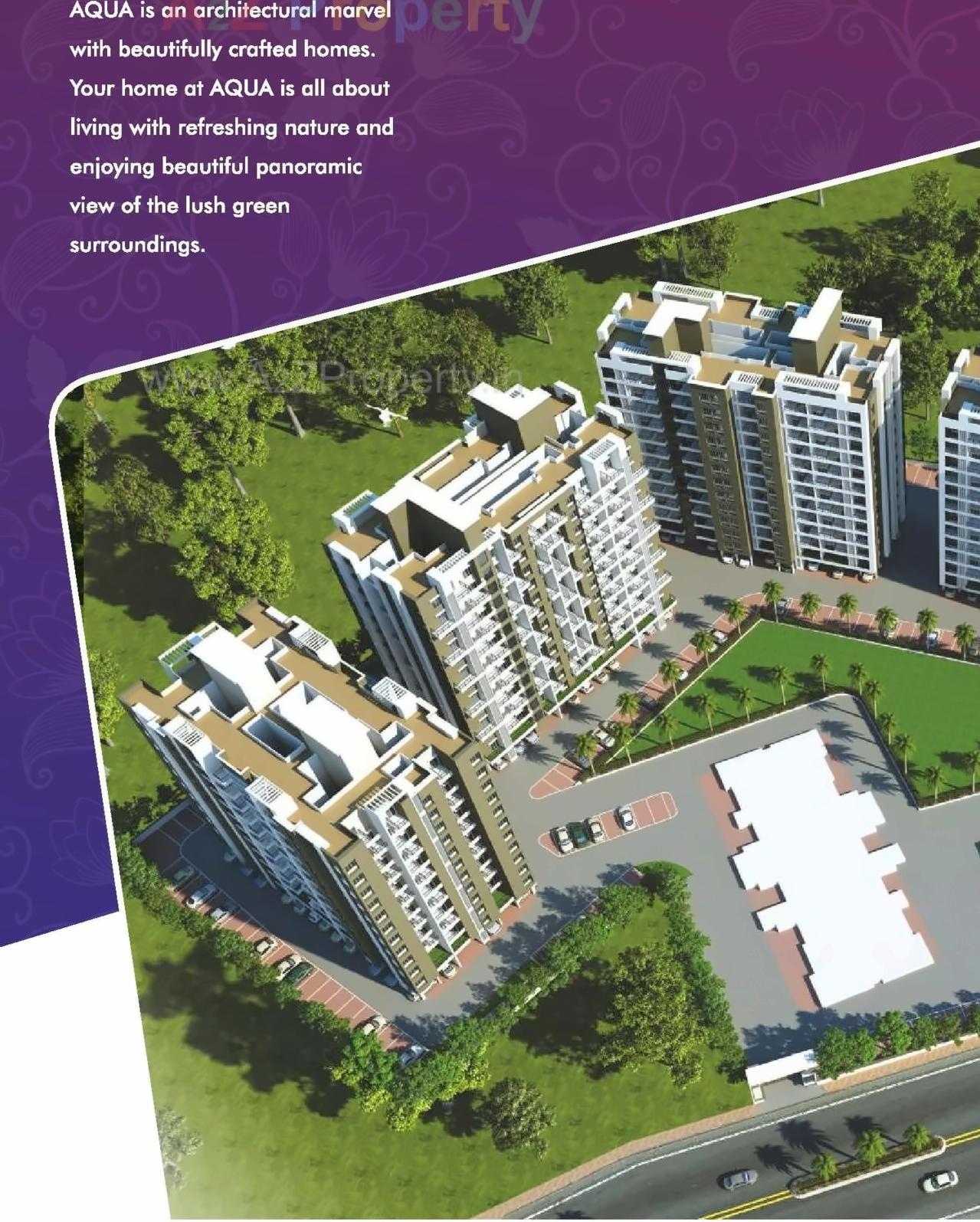 3D Elevation of real estate project Aqua located at Fursungi, Pune, Maharashtra