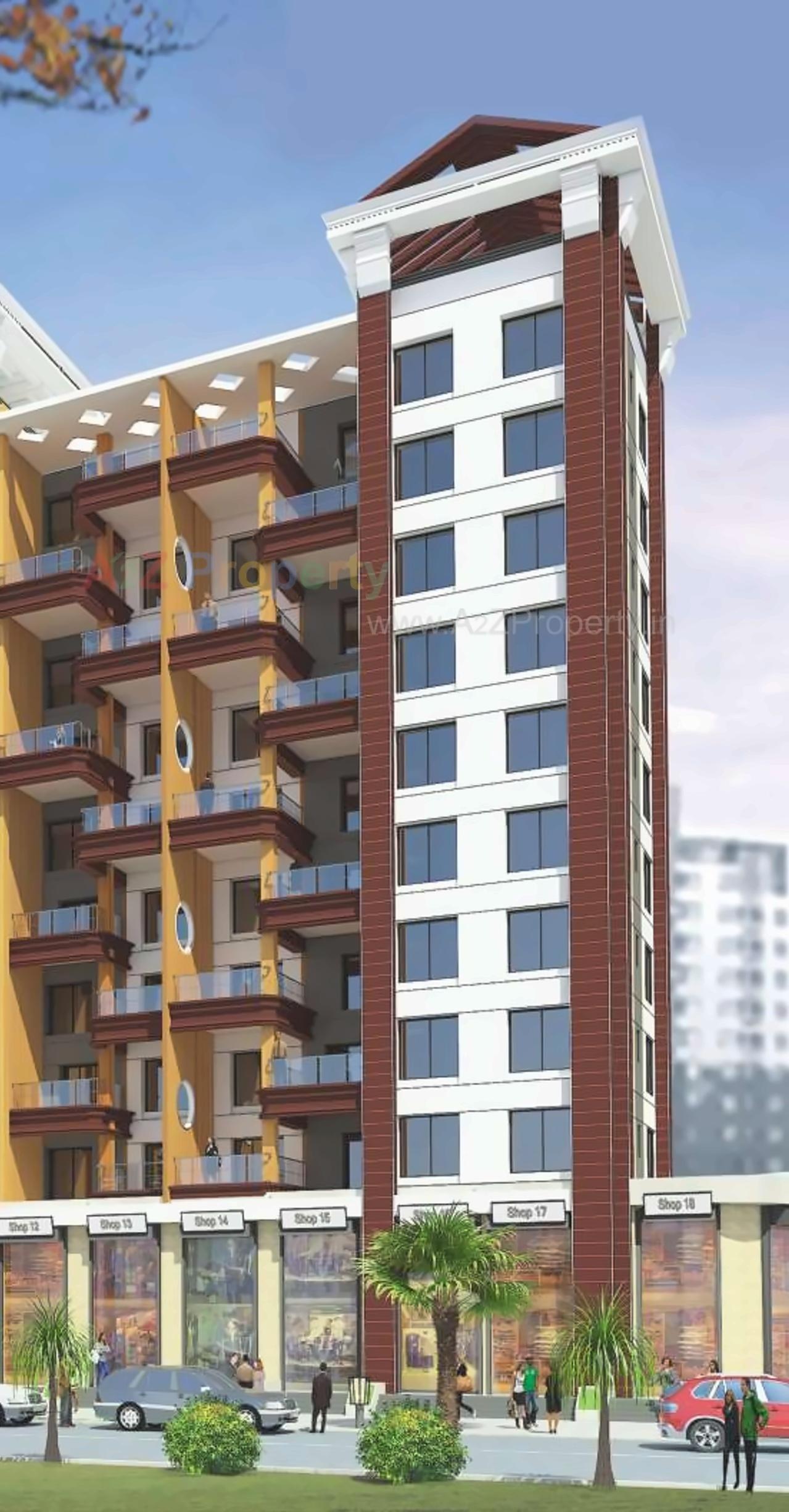 3D Elevation of real estate project Arc Pukhraj located at Mundhawa, Pune, Maharashtra