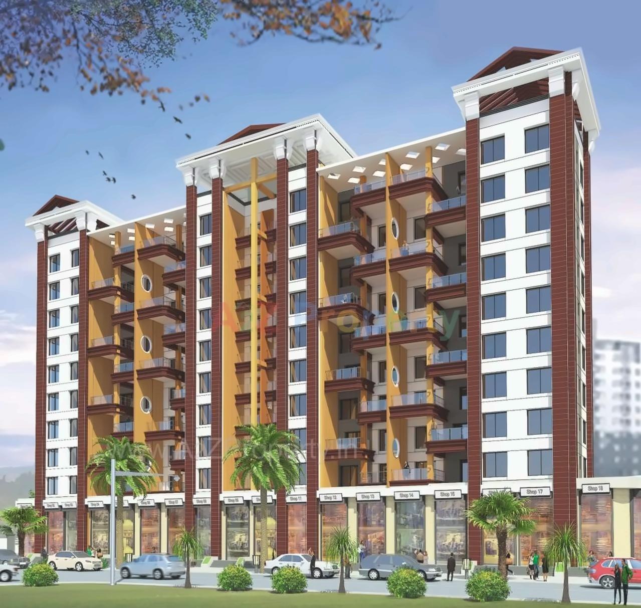 3D Elevation of real estate project Arc Pukhraj located at Mundhawa, Pune, Maharashtra