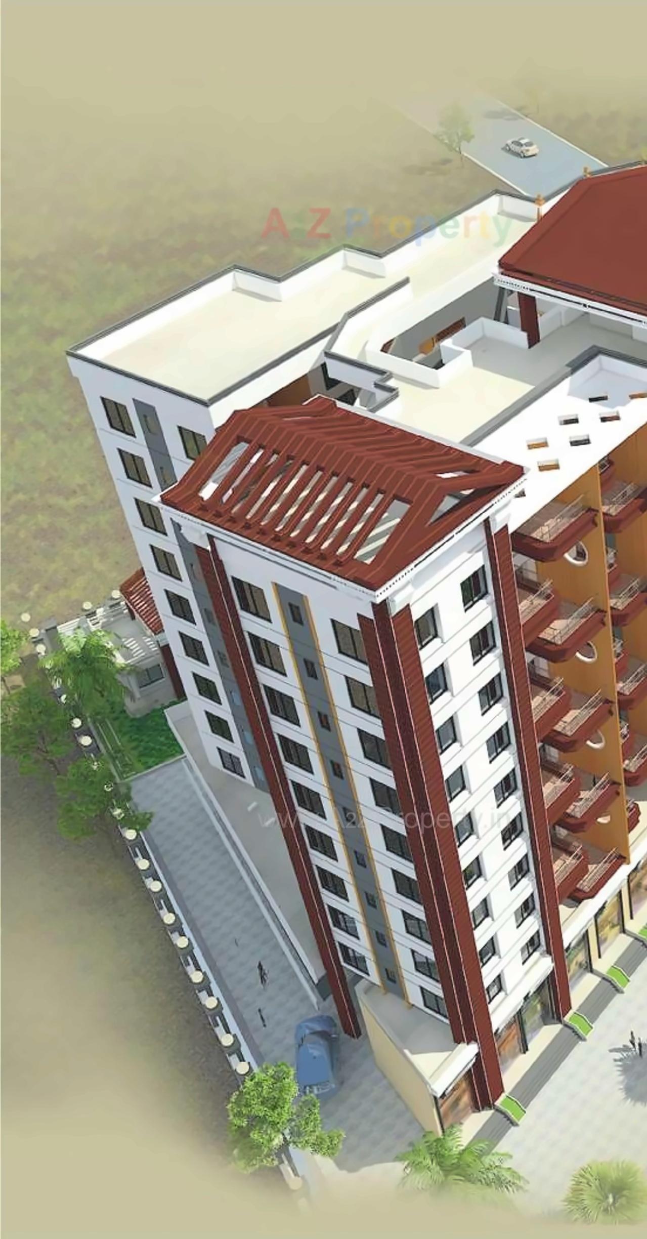 3D Elevation of real estate project Arc Pukhraj located at Mundhawa, Pune, Maharashtra