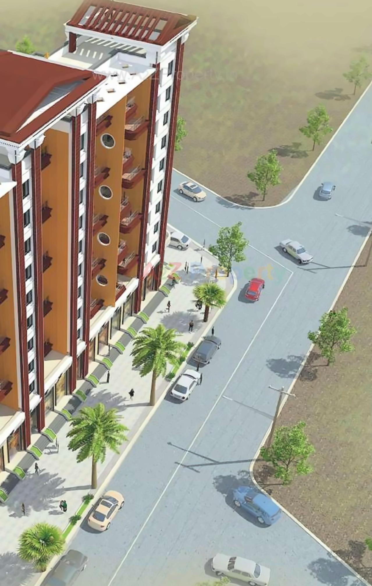 3D Elevation of real estate project Arc Pukhraj located at Mundhawa, Pune, Maharashtra